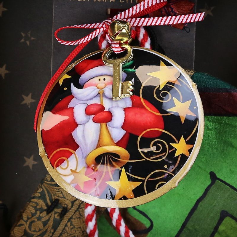 Lucky charm - Santa with trompet