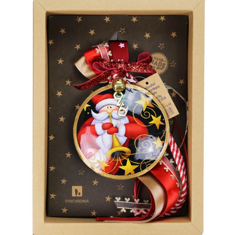 Lucky charm - Santa with trompet Lucky charm - Santa with trompet