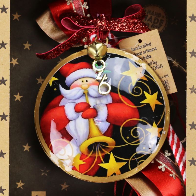 Lucky charm - Santa with trompet Lucky charm - Santa with trompet