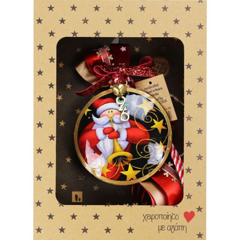Lucky charm - Santa with trompet Lucky charm - Santa with trompet