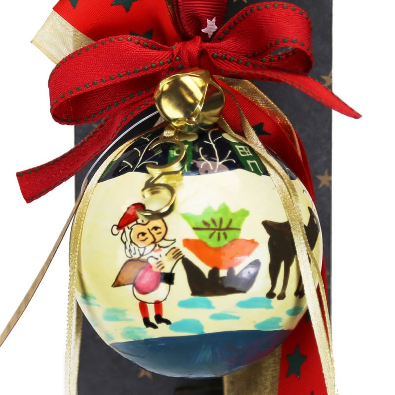 Lucky charm - Papier machie ball