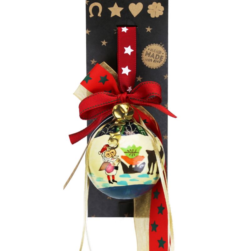 Lucky charm - Papier machie ball