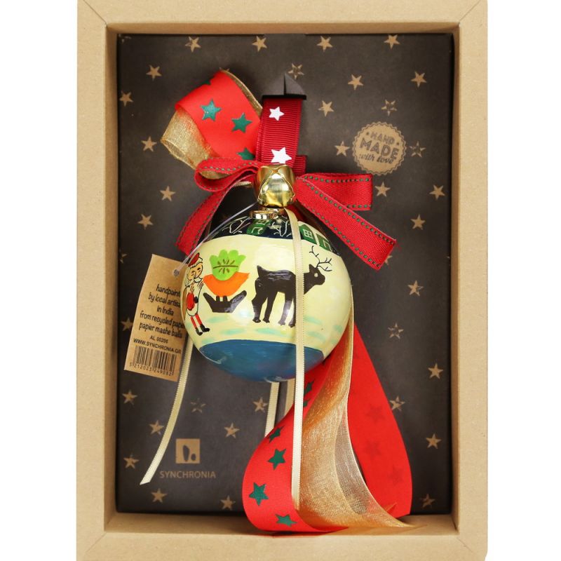 Lucky charm - Papier machie ball Lucky charm - Papier machie ball