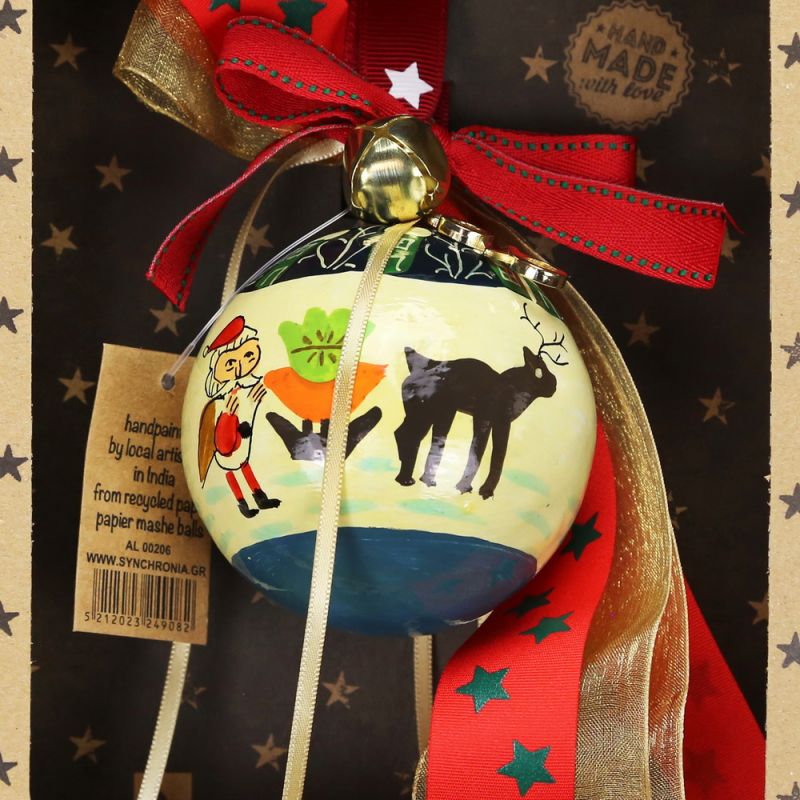 Lucky charm - Papier machie ball Lucky charm - Papier machie ball