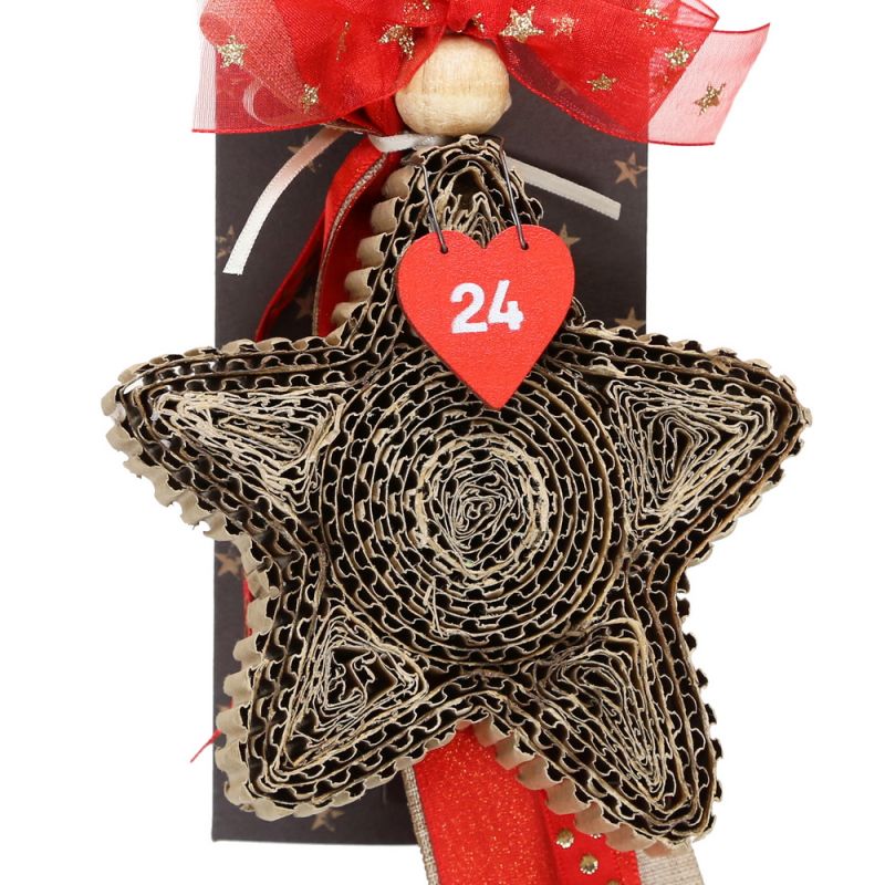 Lucky charm - Corrugated Star Ornament