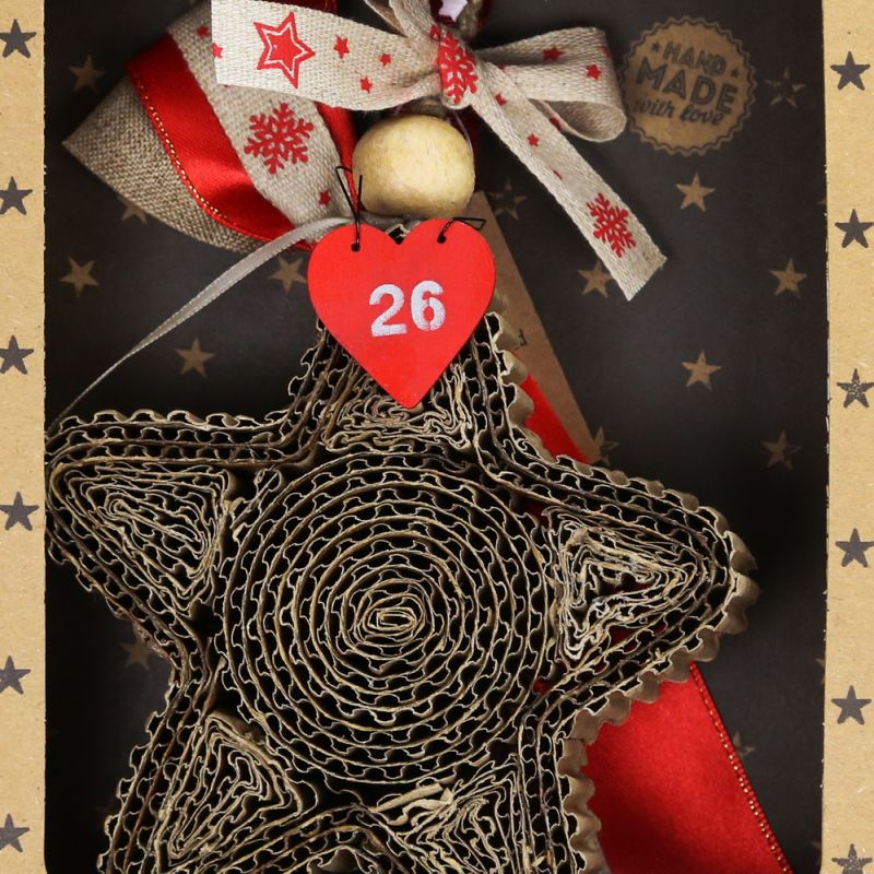 Lucky charm - Corrugated Star Ornament