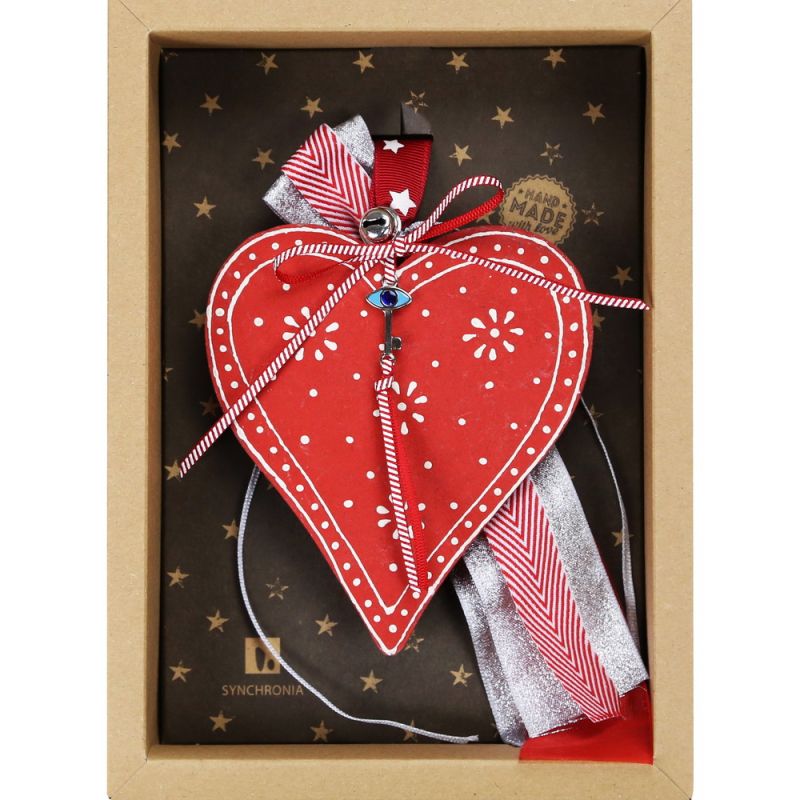 Lucky charm - Handpainted heart Lucky charm - Handpainted heart