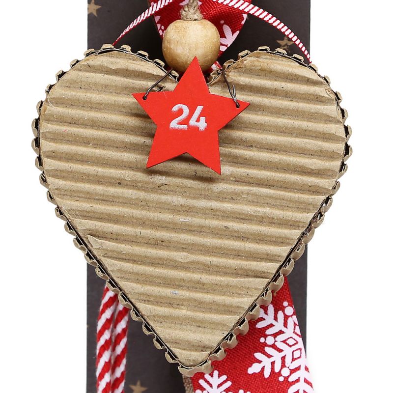 Lucky charm - Corrugated Star Ornament 