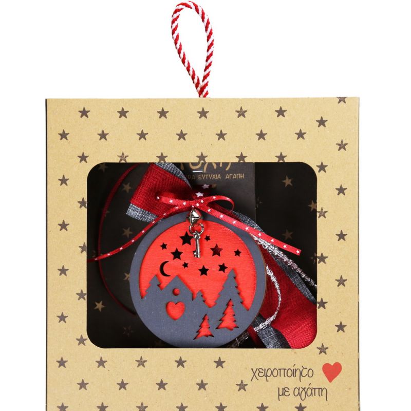 Lucky charm - Wooden round Trees Lucky charm - Wooden round Trees