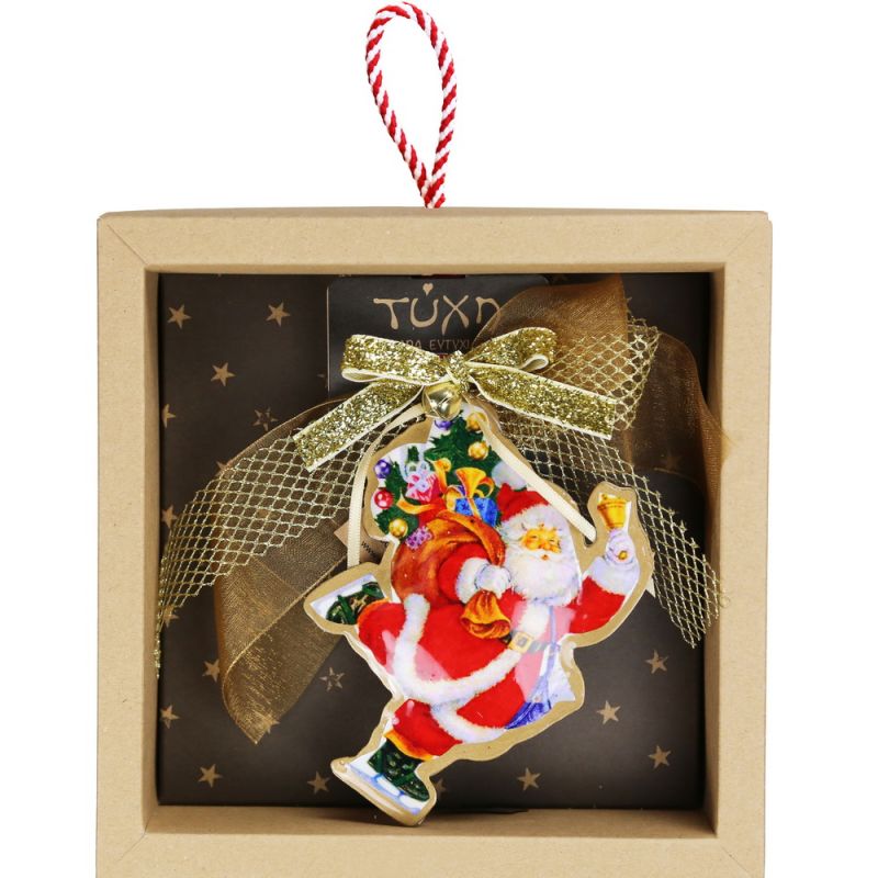 Lucky charm - santa-scating Lucky charm - santa-scating