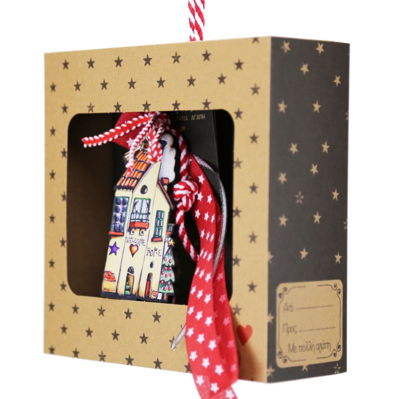 Lucky charm - Wooden house Welcome