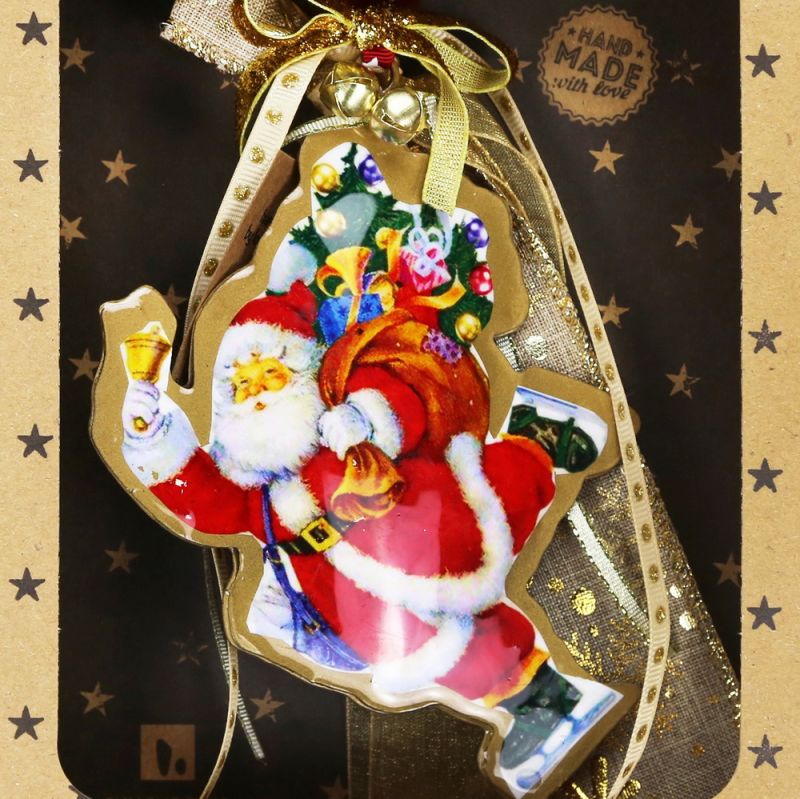 Lucky charm - santa-scating  Lucky charm - santa-scating