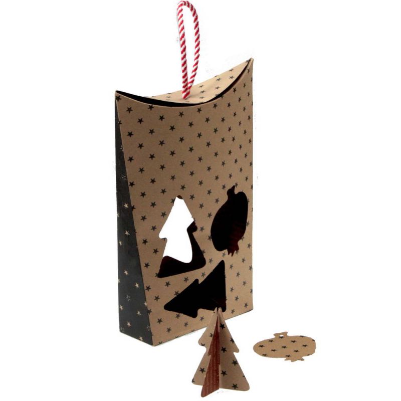 Lucky charm Wooden xmas hanger