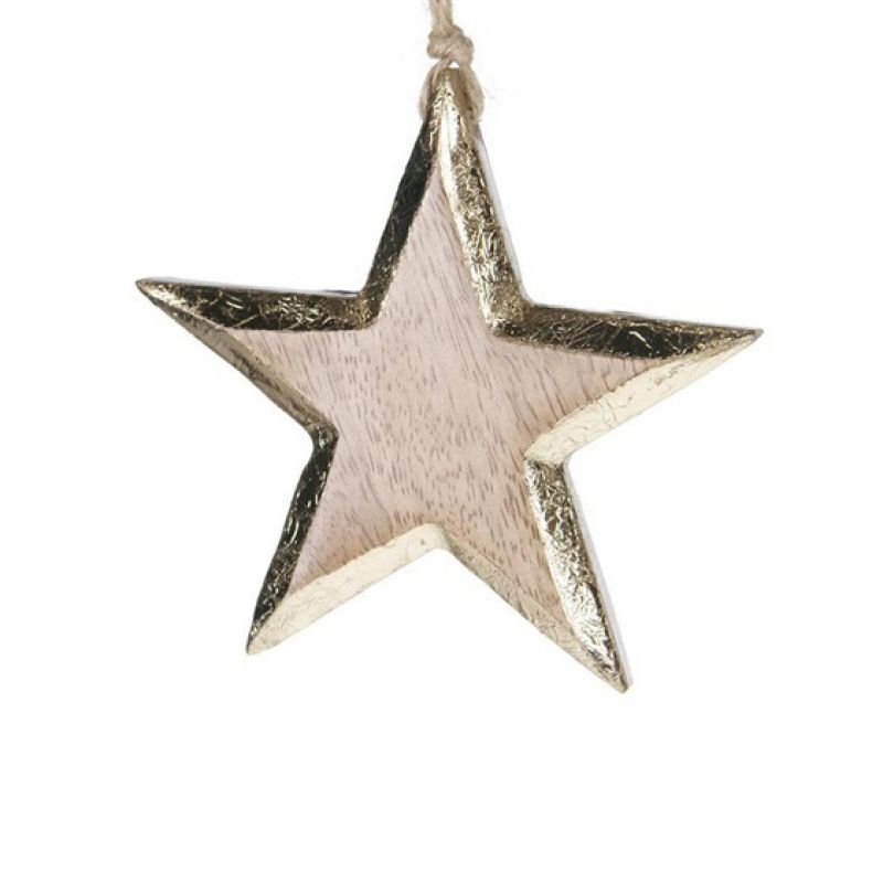 Αστέρι μάνγκο 10εκ. Χρυσό