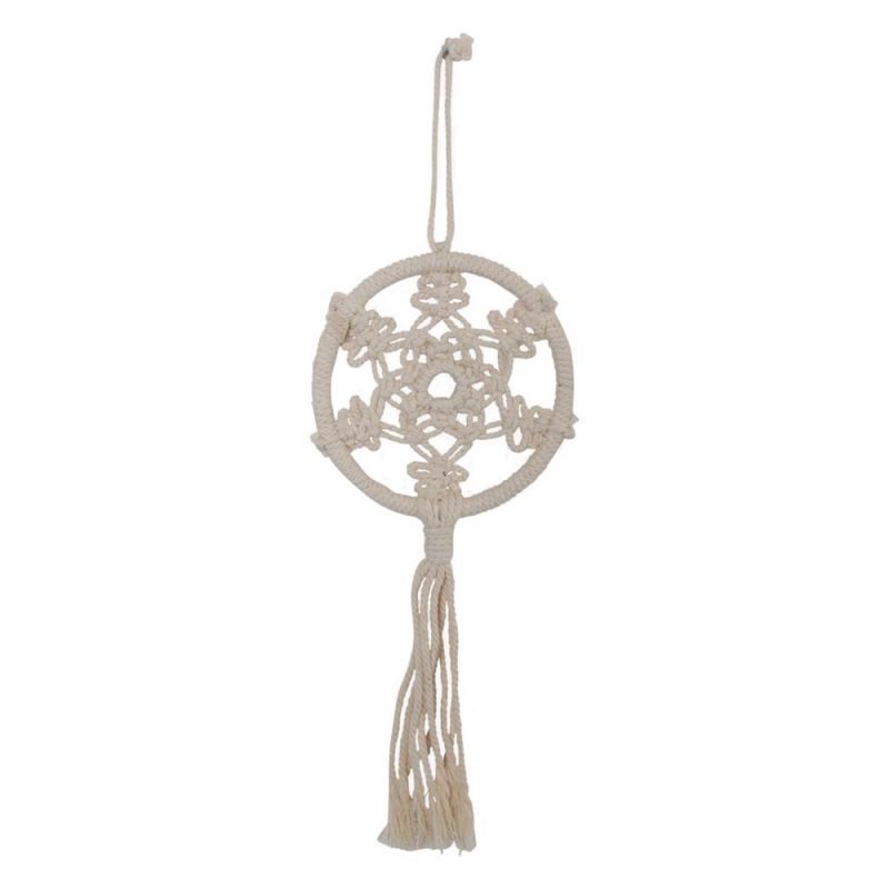 Macrame Xmas hanger 12 cm Snowflake SET/3