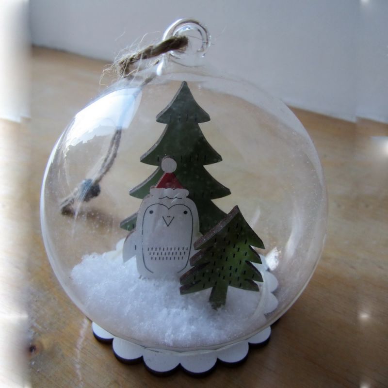 Γυάλα με πιγκουίνο