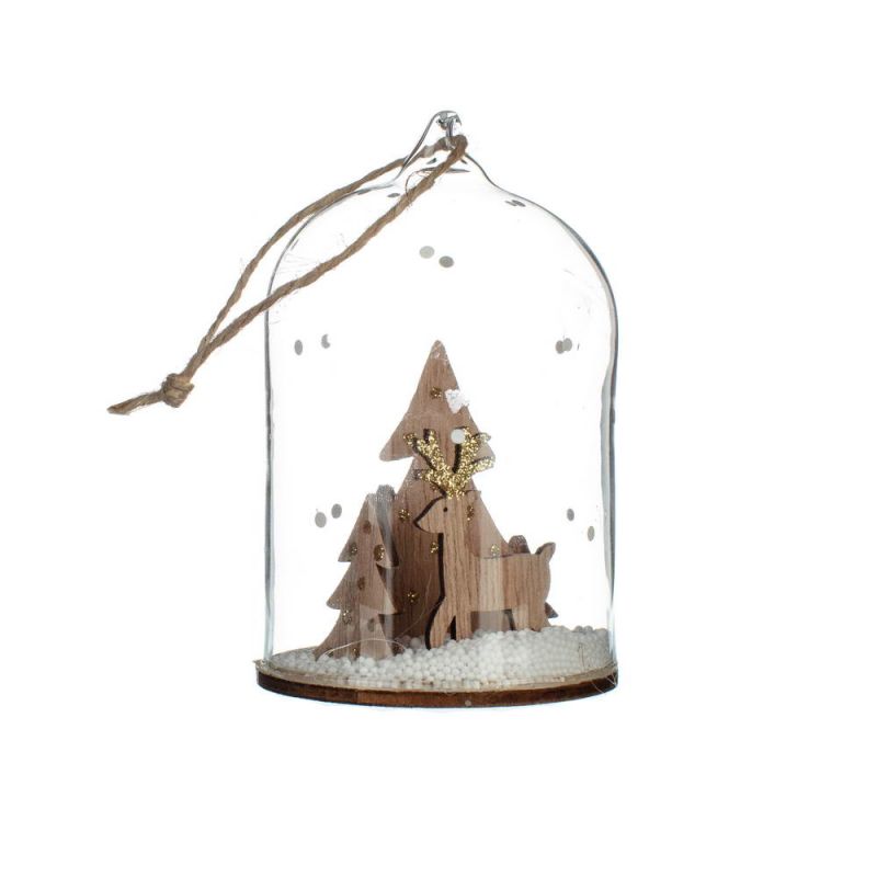 Καμπάνα με τάρανδο 9εκ.