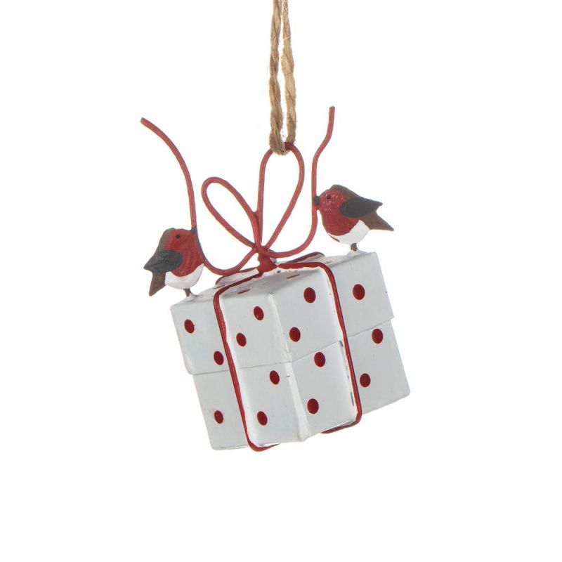 Robins Tying Parcel (White)