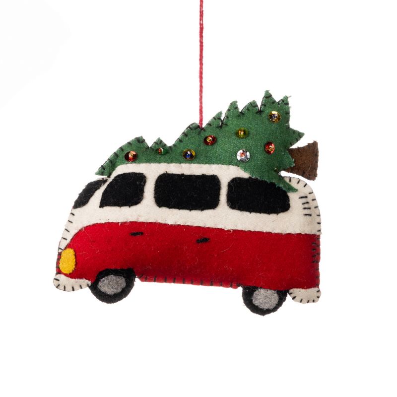 Van with Tree