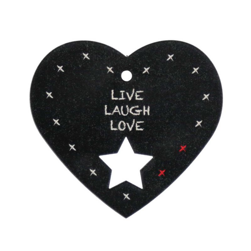 Blackboard heart 10cm