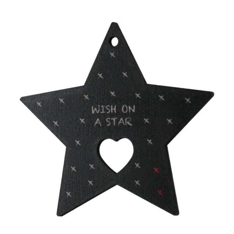 Blackboard star hanger 11cm