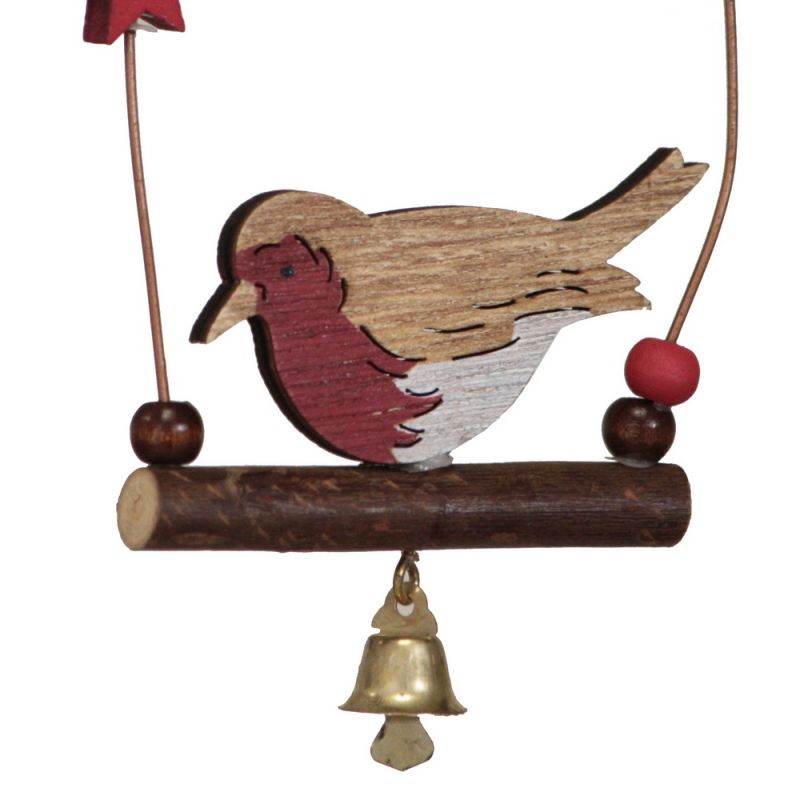 Στολίδι πουλάκι σε κούνια 11εκ.