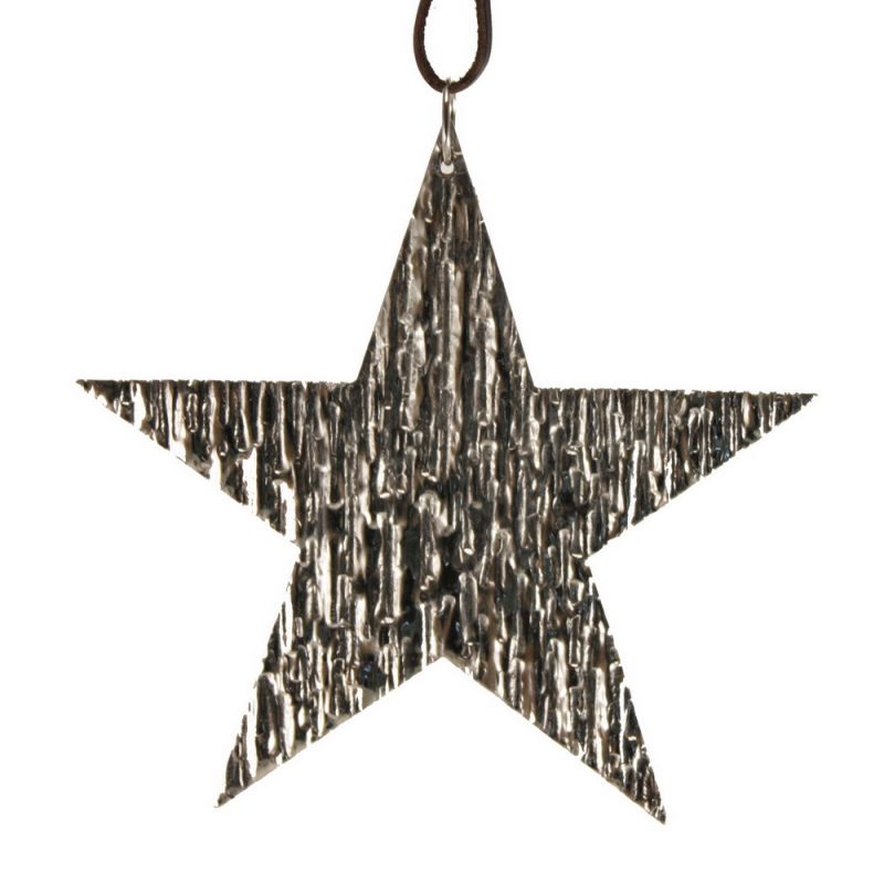 13.5cm Metal Star Hanger Nickel