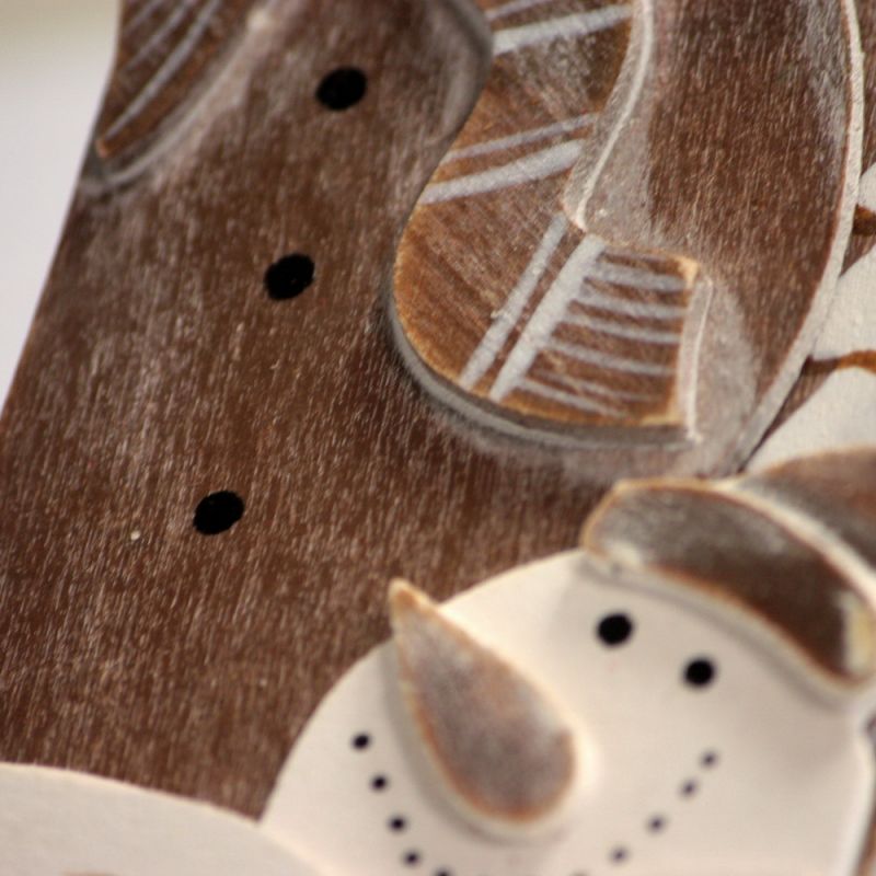 Πινακίδα Χιονάνθρωποι Let it 16,5εκ.