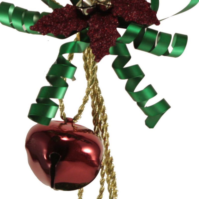 Κρεμαστό κουδούνες κόκκ/χρυσό/πράσινο 28 εκ.