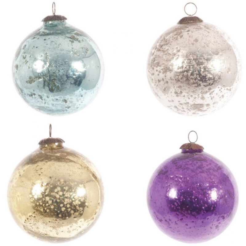 Large Bauble In Cool Colours