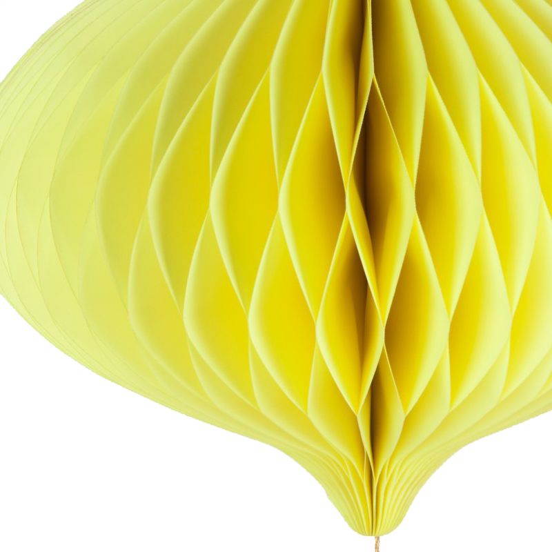 Yellow giant paper 2-tier decoration H:180cm