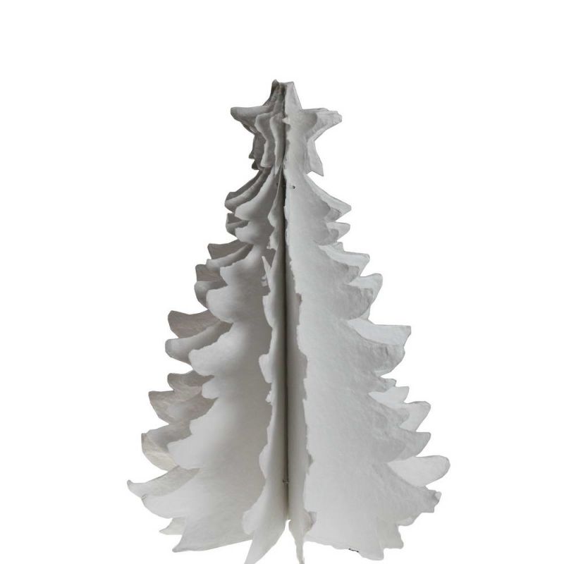 Deckledge paper tree 46cm - White