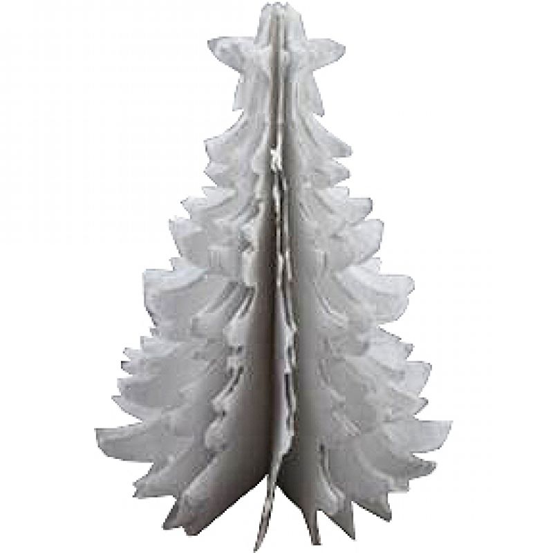 Deckledge paper tree 76cm - White