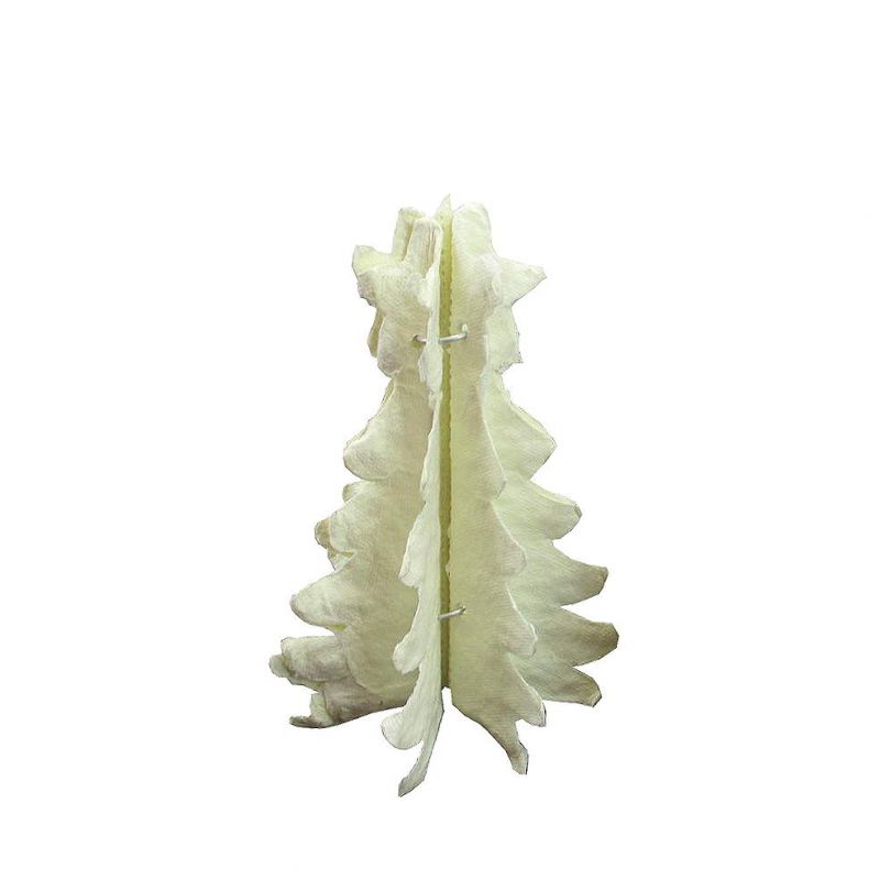 Deckledge paper tree 12,5cm - Cream