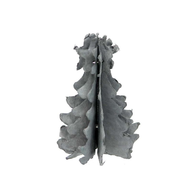 Deckledge paper tree 12,5cm - Grey