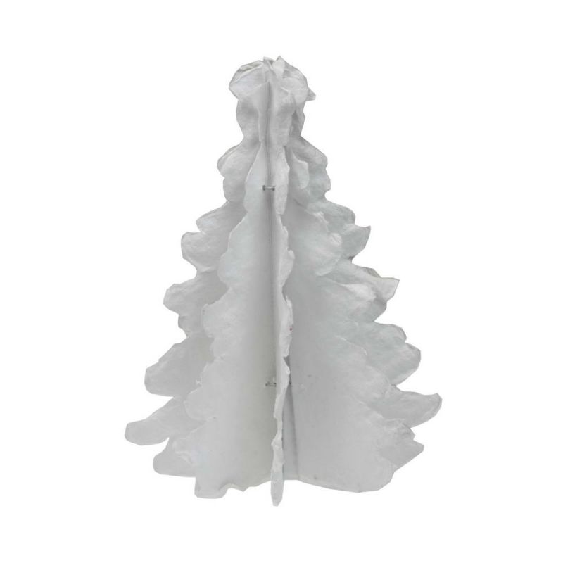 Deckledge paper tree 23cm - White