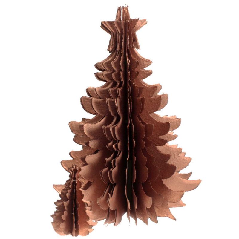 Deckledge paper tree 23cm - Copper