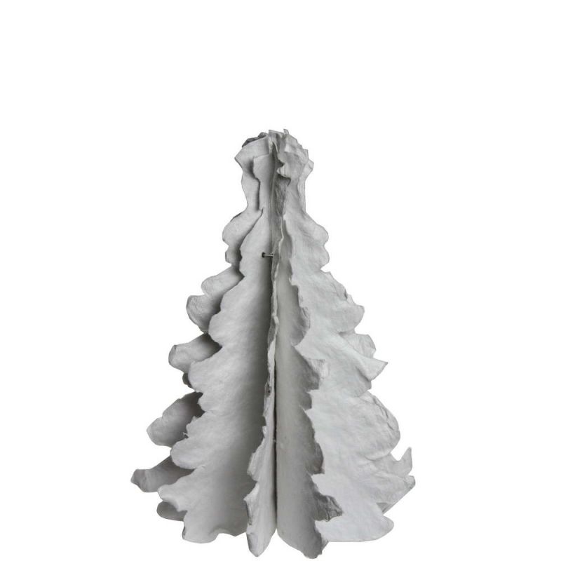 Deckledge paper tree 23cm - White