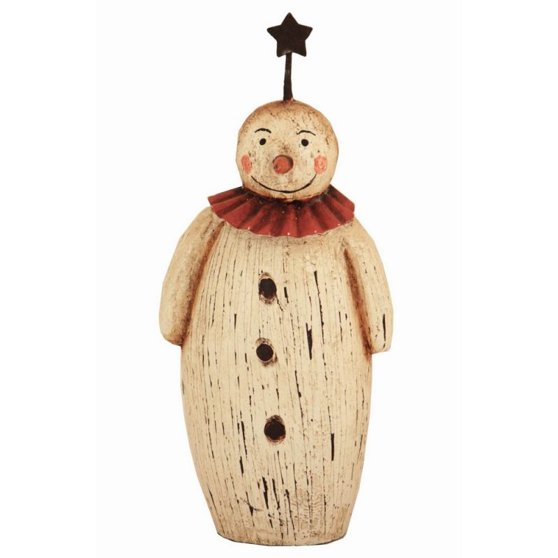 Wooden Snowman 23cm