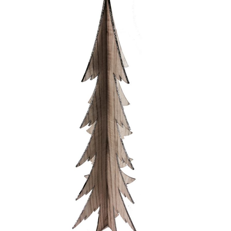 Silver Edged Pine Tree Large 58,5cm