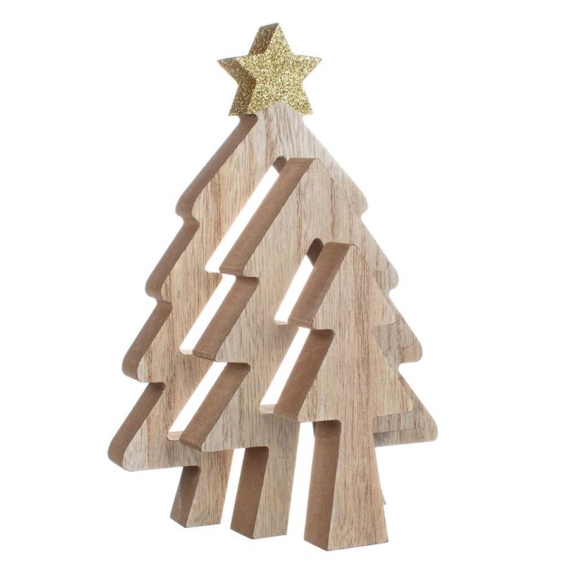 Triple Christmas Slotted Tree