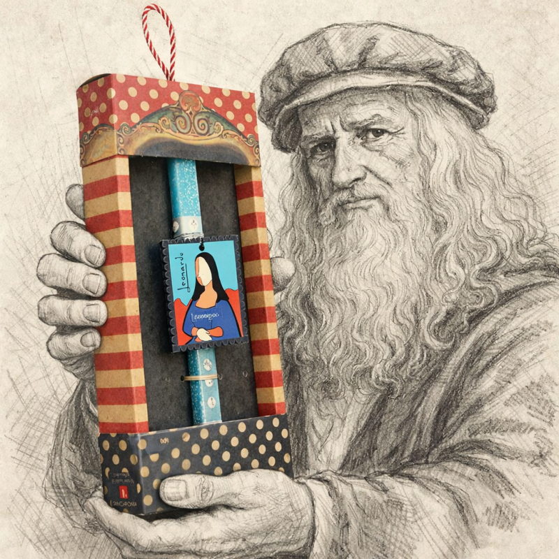 Easter Candle Painting