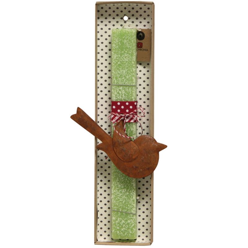 Λαμπάδα Πουλί 3D σκουριά