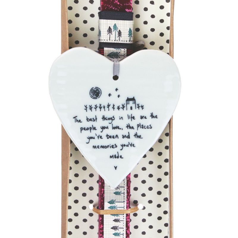 Easter Candle Wobbly round heart