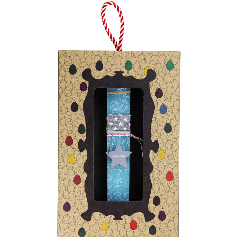 Λαμπάδα 20 Αστεράκι γκρι - Βεραμάν