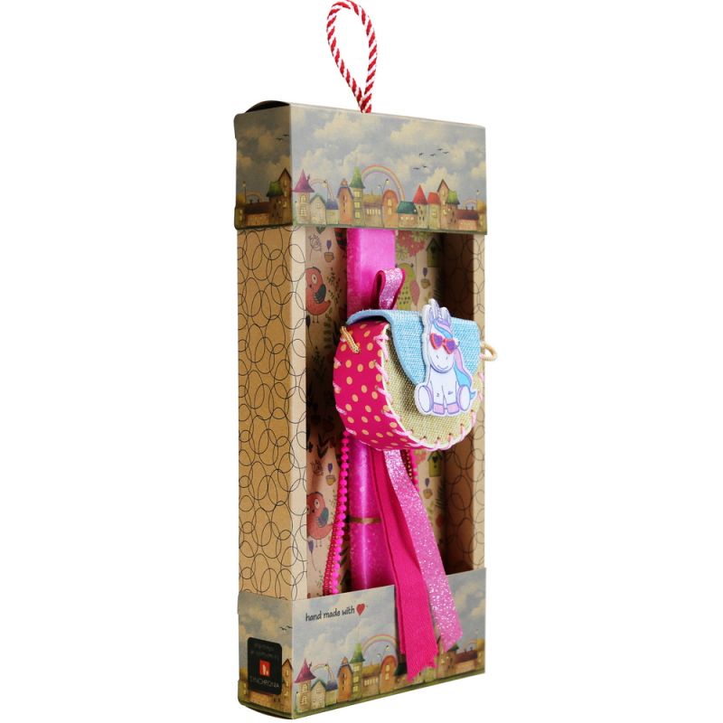 Easter Candle Handbag with animals
