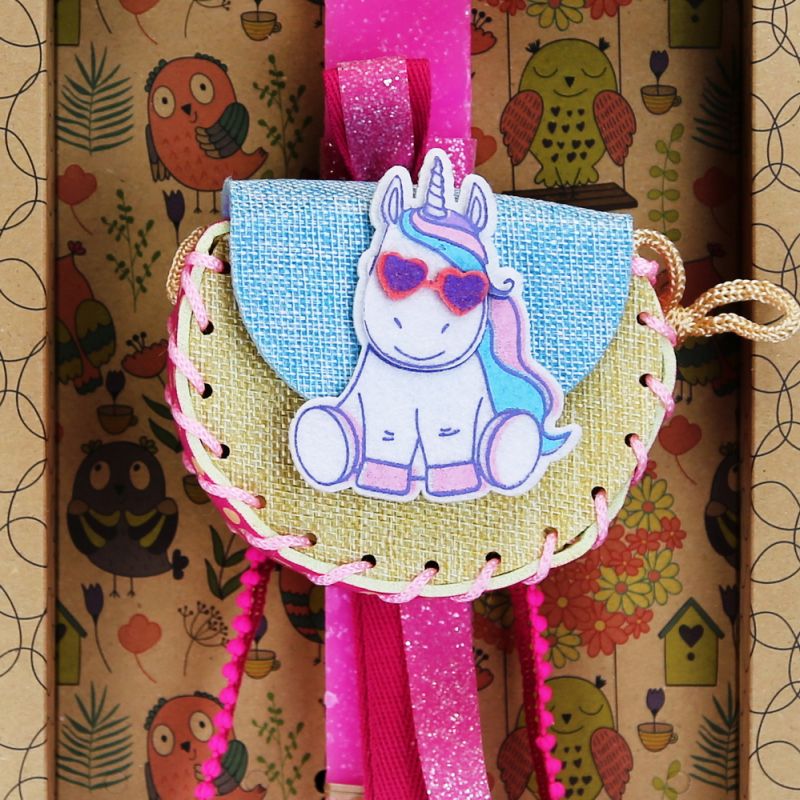 Easter Candle Handbag with animals