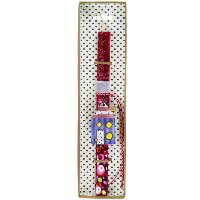 Easter Candle Keyring house