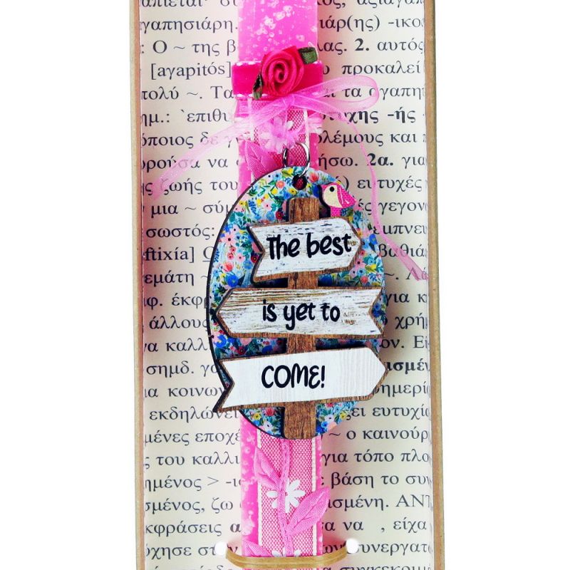 Easter Candle Egg Label