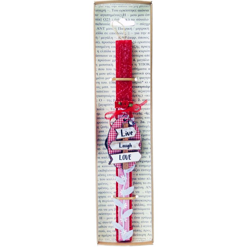 Easter Candle Egg Label